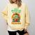 Halloween Teacher Librarian Monster Reading Books Men Women Kids Comfort Colors Sweatshirt Butter