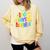 Happy 100th Day Of School 100 Days Brighter Girls Teacher Comfort Colors Sweatshirt Butter