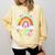 Happy 50th Days Of School Rainbow Teacher 50 Days Smarter Comfort Colors Sweatshirt Butter Happy 50th Days Of School Rainbow Teacher 50 Days Smarter Comfort Colors Sweatshirt Butter
