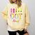 Happy Dot Day 2025 Teacher Kids Girls Colorful Polka Dot Day Comfort Colors Sweatshirt Butter
