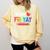 Happy Fri-Yay Friday Lovers Fun Teacher Life Weekend Comfort Colors Sweatshirt Butter Happy Fri-Yay Friday Lovers Fun Teacher Life Weekend Comfort Colors Sweatshirt Butter