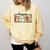 Happy Fri-Yay Friday Lovers Teacher Fri Yay Weekend Comfort Colors Sweatshirt Butter
