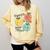 Happy To See Your Face Teacher Apple Comfort Colors Sweatshirt Butter Happy To See Your Face Teacher Apple Comfort Colors Sweatshirt Butter