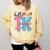 Hello TK Transitional Kindergarten Back To School Teacher Comfort Colors Sweatshirt Butter