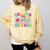 Helping Little Minds Grow Teacher Life Back To School Comfort Colors Sweatshirt Butter