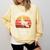 Hocus Pocus Everybody Focus Witch Halloween Teacher Women Comfort Colors Sweatshirt Butter