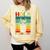 Hola Estudiantes Spanish Teacher Back To School 2025 Comfort Colors Sweatshirt Butter