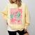 Howdy Fourth Grade Western 4th Grade Teacher Cowboy Cowgirl Comfort Colors Sweatshirt Butter