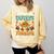 Humor I Teach The Cutest Turkeys Thanksgiving Teacher Comfort Colors Sweatshirt Butter