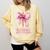 I'm Literally Just a Teacher Pencil Coquette Bow School Comfort Colors Sweatshirt Butter