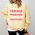 I'm A Teacher And A Marathon Runner Don't Underestimate Me Men Women Comfort Colors Sweatshirt Butter