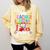 Instructional Assistant Loves Her Kids Teacher Assistant Comfort Colors Sweatshirt Butter
