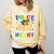 I Am Their Voice They Are My Heart Autism Awareness Teacher Comfort Colors Sweatshirt Butter