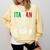 Italian Teacher Italy Italia Back To School First Day Comfort Colors Sweatshirt Butter Italian Teacher Italy Italia Back To School First Day Comfort Colors Sweatshirt Butter