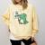 Be Kind Teacher Anti-Bullying Dino Kindness Women Men Boys Comfort Colors Sweatshirt Butter