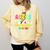 Kindergarten ABCD Rocks Teacher Student Back To School Comfort Colors Sweatshirt Butter