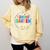 Kindergarten Crew Back To School Kindergarten Teacher Kids Comfort Colors Sweatshirt Butter
