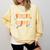 Kindergarten Dream Ghost Team Fall Halloween Spooky Teachers Comfort Colors Sweatshirt Butter