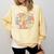 In My Kindergarten Era Retro Back To School Teacher Student Comfort Colors Sweatshirt Butter