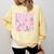 In My Kindergarten Era Teacher Kids Back To School Kinder Comfort Colors Sweatshirt Butter