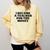 Lie Teacher Saying Humor School Class Women's Comfort Colors Sweatshirt Butter