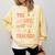 The Life Of A Teacher Back To School Women Men Comfort Colors Sweatshirt Butter