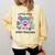 Little Miss Stem Teacher Comfort Colors Sweatshirt Butter