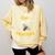 I Love Bee-Ing A Teacher Honey Bee Job Profession Comfort Colors Sweatshirt Butter