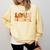 Love Preschool Happy Fall Thanksgiving Women Teacher Comfort Colors Sweatshirt Butter Love Preschool Happy Fall Thanksgiving Women Teacher Comfort Colors Sweatshirt Butter