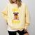 Lovely Harry Pugger Pug Comfort Colors Sweatshirt Butter