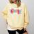 Maestra Teacher Spanish Back To School First Day Of School Comfort Colors Sweatshirt Butter