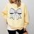 Music Notes Coquette Bow Music Teacher School Musician Band Comfort Colors Sweatshirt Butter