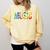 Music Teacher Tie Dye Appreciation Day Hello Back To School Men Women Comfort Colors Sweatshirt Butter