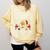 Be Nice To The Teacher Santa Is Watching School Christmas Comfort Colors Sweatshirt Butter