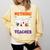 Nothing Scares Me I'm A Pre-K Teacher Halloween Ghosts Comfort Colors Sweatshirt Butter