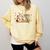 Occupational Therapy Fall Autumn Pumpkin Flower OTA Teacher Comfort Colors Sweatshirt Butter