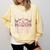 In October Pre-K Teachers Wear Pink Ribbon Breast Cancer Comfort Colors Sweatshirt Butter