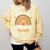 One Thankful Preschool Teacher Thanksgiving Rainbow Comfort Colors Sweatshirt Butter One Thankful Preschool Teacher Thanksgiving Rainbow Comfort Colors Sweatshirt Butter