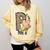 P Is For Pre K Teacher Leopard First Day Of School For Men Women Girls Kids Comfort Colors Sweatshirt Butter