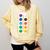 Paint Palette ArtSet Halloween Costume For Teachers Students For Men Women Kids Comfort Colors Sweatshirt Butter
