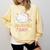 Pajama Day School Spirit Week Fun Cloud Teacher Comfort Colors Sweatshirt Butter