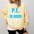 PE Teacher Art For Men Women Gym Teacher Appreciation Comfort Colors Sweatshirt Butter
