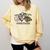Peace Love Coffee Science Teacher Comfort Colors Sweatshirt Butter