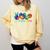 Peace Love Physical Education Tie Dye Sports PE Teacher Comfort Colors Sweatshirt Butter