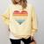 Pianist Retro Sunset Piano Keyboard Player Teacher Comfort Colors Sweatshirt Butter