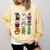 Pig Spooky Ghost Witch Boo-Jee Horror Pumpkin Pig Halloween Comfort Colors Sweatshirt Butter