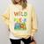 Preschool Teacher Kids Back To School Wild About Pre-K Comfort Colors Sweatshirt Butter