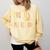 Progress Over Perfection Teacher Pencil Back-To-School Comfort Colors Sweatshirt Butter Progress Over Perfection Teacher Pencil Back-To-School Comfort Colors Sweatshirt Butter