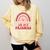 Rainbow Homeschool Mom Teacher I Go To School In My Pajamas Comfort Colors Sweatshirt Butter