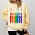 Rainbow Roygbiv Kids Artist Costume Art Teacher Comfort Colors Sweatshirt Butter Rainbow Roygbiv Kids Artist Costume Art Teacher Comfort Colors Sweatshirt Butter